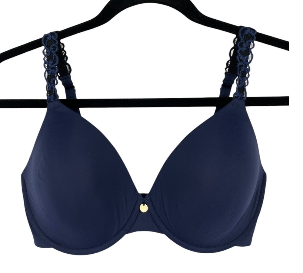 Natori T-shirt bra 732080 Pure Luxe underwire dark blue size 32G